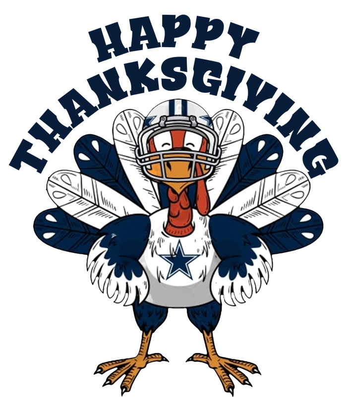 Happy Thanksgiving Dallas Cowboys Turkey T-Shirt