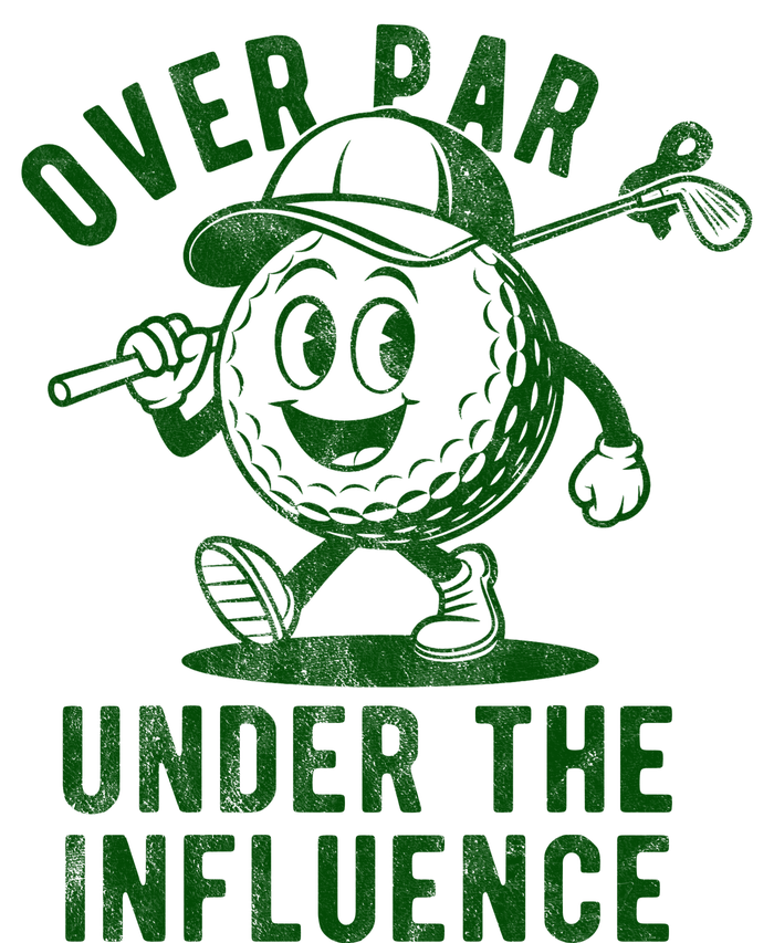 Over Par And Under The Influence Golfing Tall T-Shirt