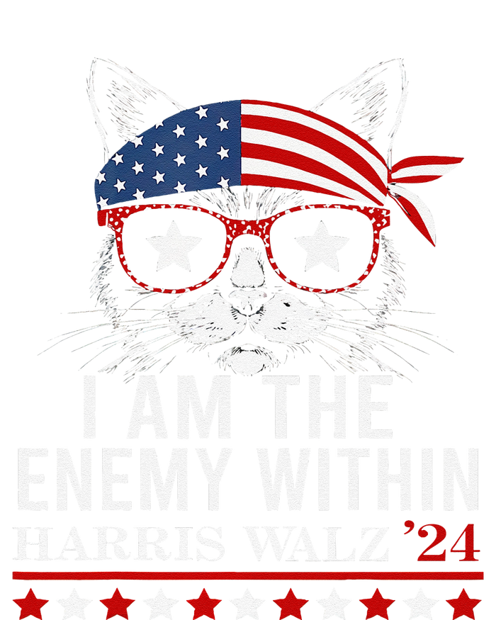 I Am The Enemy Within Harris Walz 2024 Merch Women's Perfect Tri Rocker Tank