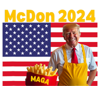 Mcdon 2024 Donald Trump Election Cookie Fries Fast Food Drawstring Bag