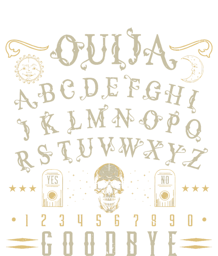 Ouija Board Paranormal Spirit Board Occult Halloween T-Shirt