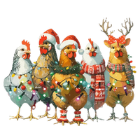 Funny Chicken Christmas Lights Farm Animal Cute Xmas Holiday Daily Commute Backpack