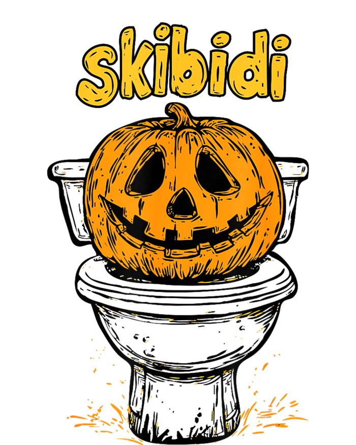 Pumpkin Funny Halloween Toilet Fun Crazy Slang T-Shirt