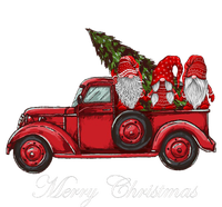 Three Gnomes In Red Truck With Merry Christmas Tree T-Shirt