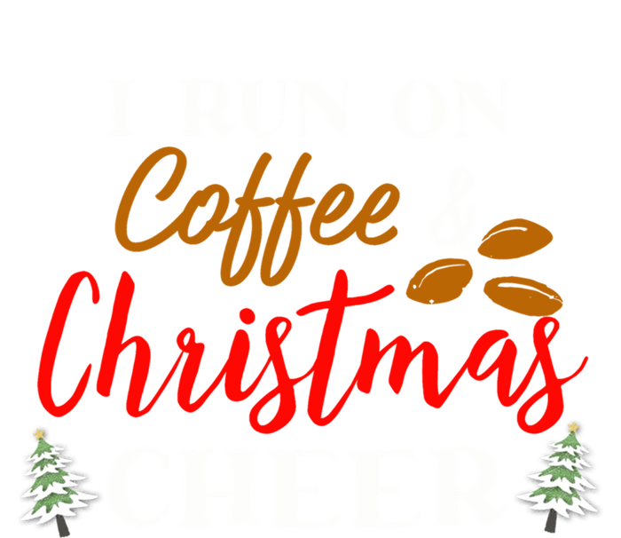 I Run On Coffee & Christmas Cheer Xmas Christmas Ladies PosiCharge Competitor Racerback Tank