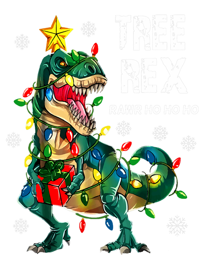 Tree Rex Christmas Tree Dinosaur Costume For Christma High Crown Mesh Back Trucker Hat