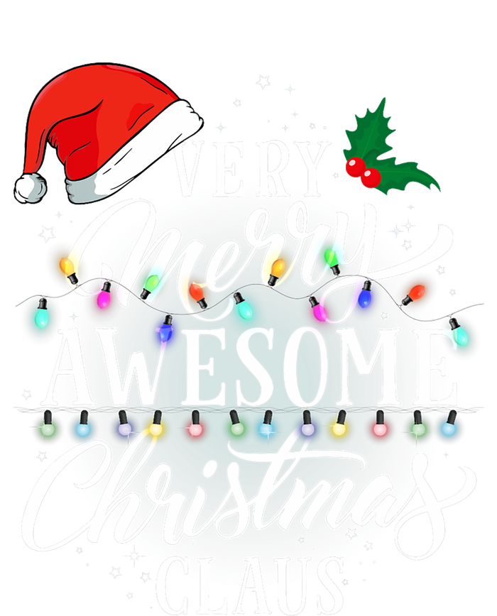 Very Merry Awesome Christmas Claus Pajamas Tie Dye Hoodie