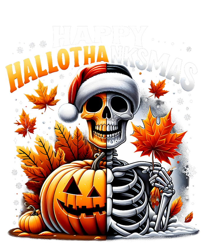 Vintage Halloween Merry Christmas Happy Hallothanksmas Women's Tri-Blend 3/4-Sleeve Raglan Shirt