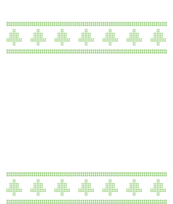 What Fun It Is To Cheer Ugly Christmas Cheerleader Costume Long Sleeve Shirt