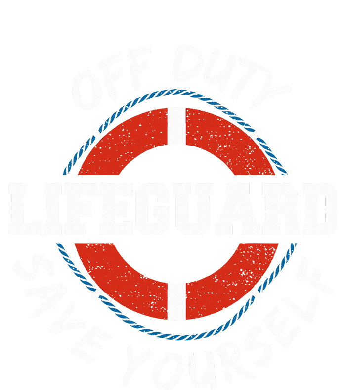 Lifeguard Off Duty Lifeguar... Employee Sayings Cooling Performance Long Sleeve Crew