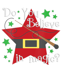 Do You Believe In Magic Santa Claus Wand Stars Vneck Sustainable Bucket Hat