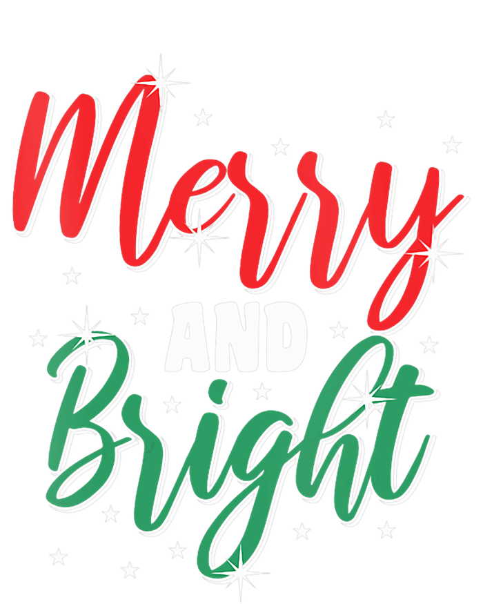 Merry And Bright Amazing Xmas Funny Family Christmas Holiday Vneck Long Sleeve Shirt