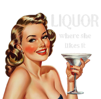 Liquor Where She Likes It Drinking Alcohol Lover Metallic Star Ornament