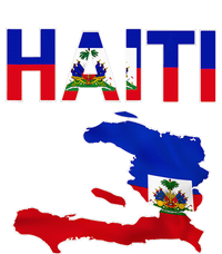 Happy Haitian Flag Day Cool Haiti Flag Map Haitian Pride Softstyle® CVC T-Shirt