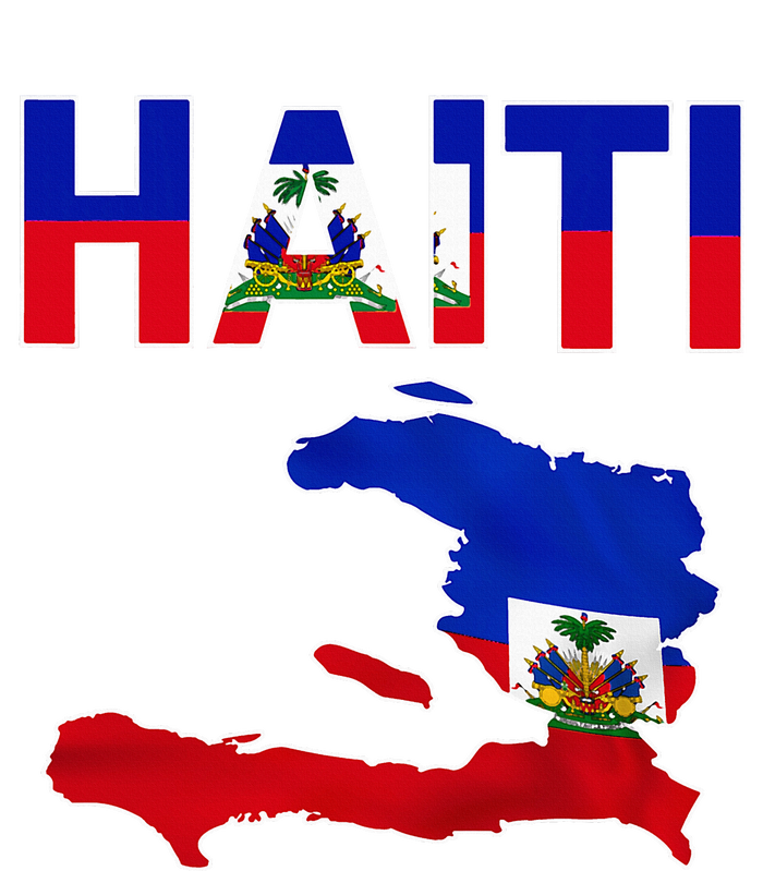 Happy Haitian Flag Day Cool Haiti Flag Map Haitian Pride Softstyle® CVC T-Shirt