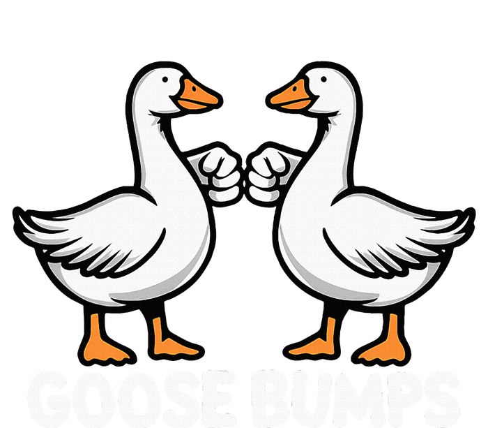 Goose Bumps Funny Pun Bff Goose Geese Humor Kids Hoodie