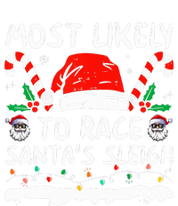 Most Likely To Race SantaS Sleigh Christmas Family Matching Kids Hoodie