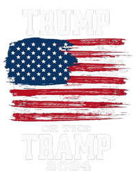 Trump Or The Tramp 2024 American Flag T-Shirt