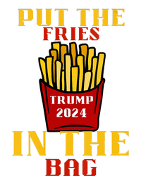 Trump Fast Food Put The Fries In The Bag 2024 Sustainable Knit Beanie