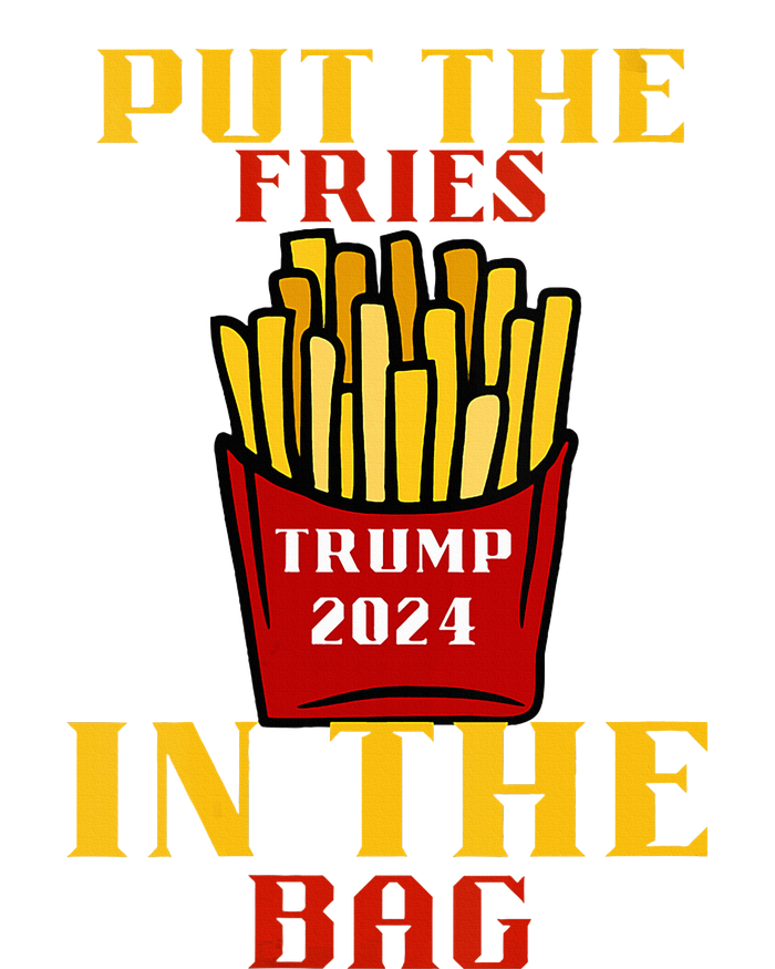 Trump Fast Food Put The Fries In The Bag 2024 Sustainable Knit Beanie