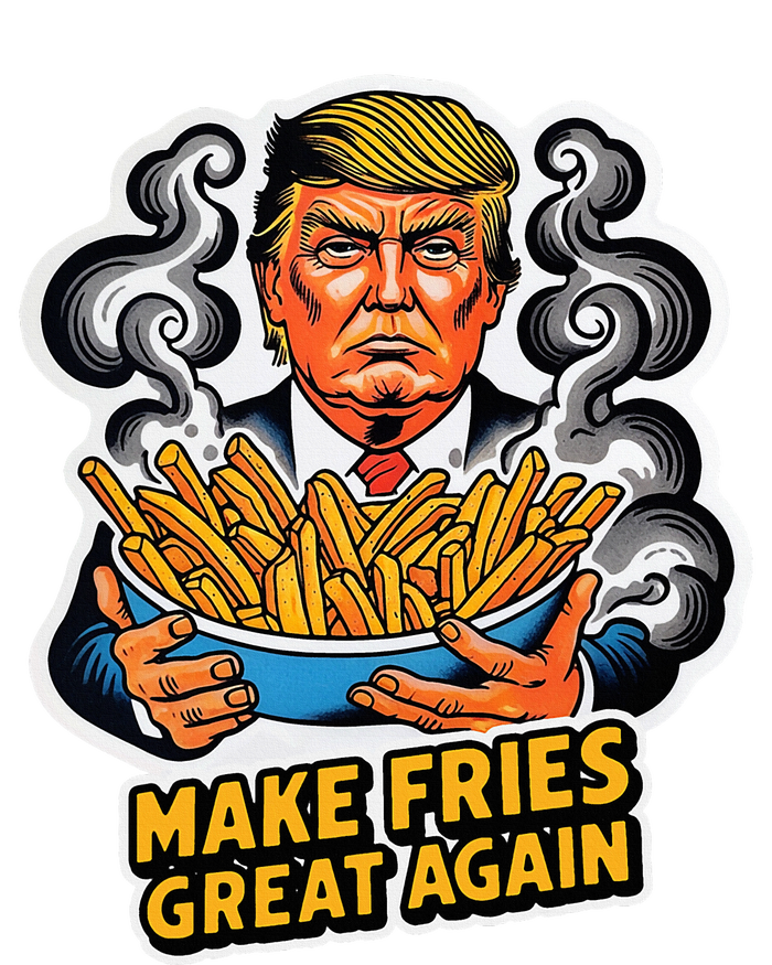 Make Fries Great Again V-Neck T-Shirt