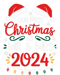 Our First Christmas As Mr And Mrs Newlyweds Couples Pajamas T-Shirt