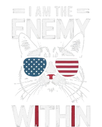 Kamala Harris 2024 I Am The Enemy Within Funny Women's Tri-Blend 3/4-Sleeve Raglan Shirt