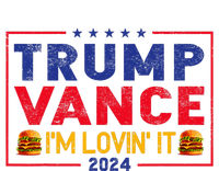 Trump Vance IM Lovin It Hamburger 2024 Mesh Reversible Basketball Jersey Tank