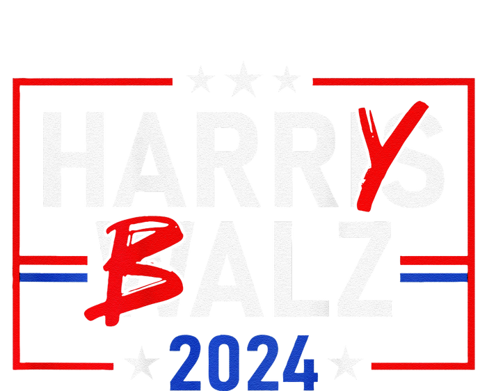 Funny Harris Walz 24 Harry Balz 2024 Meme Democratics Tie-Dye T-Shirt