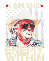 I Am The Enemy Within Funny Trump Cowboy Election Vote 2024 T-Shirt