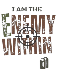 I Am The Enemy Within Harris Walz 2024 Cat. High Crown Mesh Back Trucker Hat