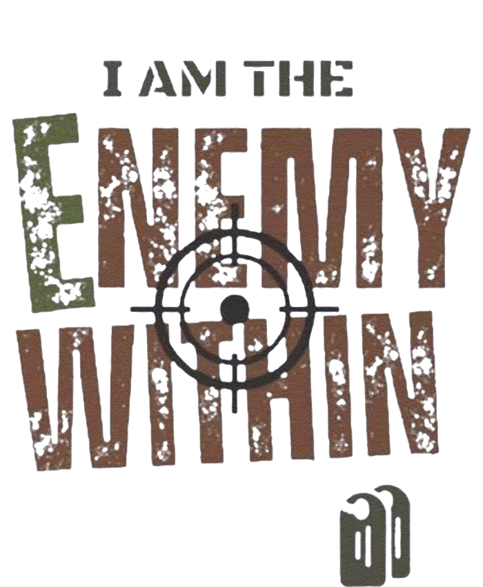 I Am The Enemy Within Harris Walz 2024 Cat. High Crown Mesh Back Trucker Hat