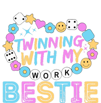 Twinning With My Work Bestie Spirit Week Best Friend Twin V-Neck T-Shirt