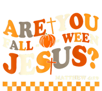 Are You Falloween Jesus Christian Halloween Pumpkin Flexfit Unipanel Trucker Cap