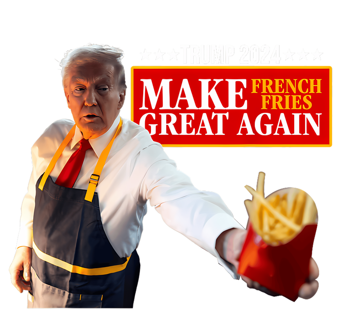 Donald Trump 2024 French Fry Make French Fries Great Again Canvas