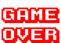 Game Over Gamer Videogamer Arcade Retro Vintage Fun T-Shirt