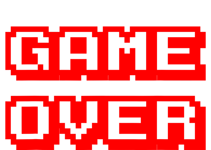 Game Over Gamer Videogamer Arcade Retro Vintage Fun T-Shirt