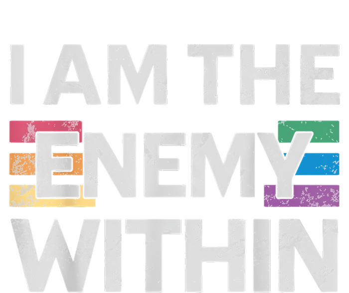 I Am The Enemy Within Lgbt Pride Gay Kamala Harris Dry Zone Grid Polo