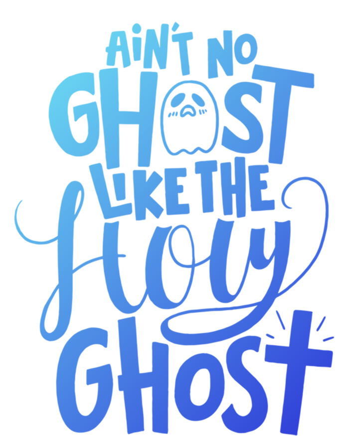 AinT No Ghost Like The Holy Ghost Funny Christian Gift Full-Length Apron With Pockets