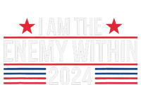 Kamala Harris Democrat 2024 Supporter I Am The Enemy Within Yupoong Adult 5-Panel Trucker Hat