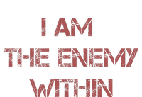 I Am The Enemy Within Kamala Harris Donald Trump 2024 Kids Hoodie