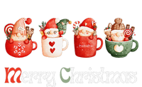 Joyful XMass Cute Adorable Warm Santa Cups Design Tees Impact Tech Backpack