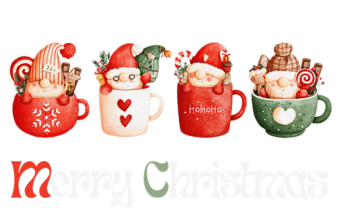 Joyful XMass Cute Adorable Warm Santa Cups Design Tees Impact Tech Backpack