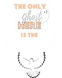 Christian Funny Antihalloween Only Ghost Holy Ghost Humor Gift Sustainable Knit Beanie