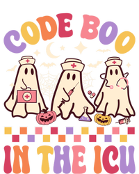 Code Boo In The Icu Nurse Halloween Ghost Fun Great Gift V-Neck T-Shirt