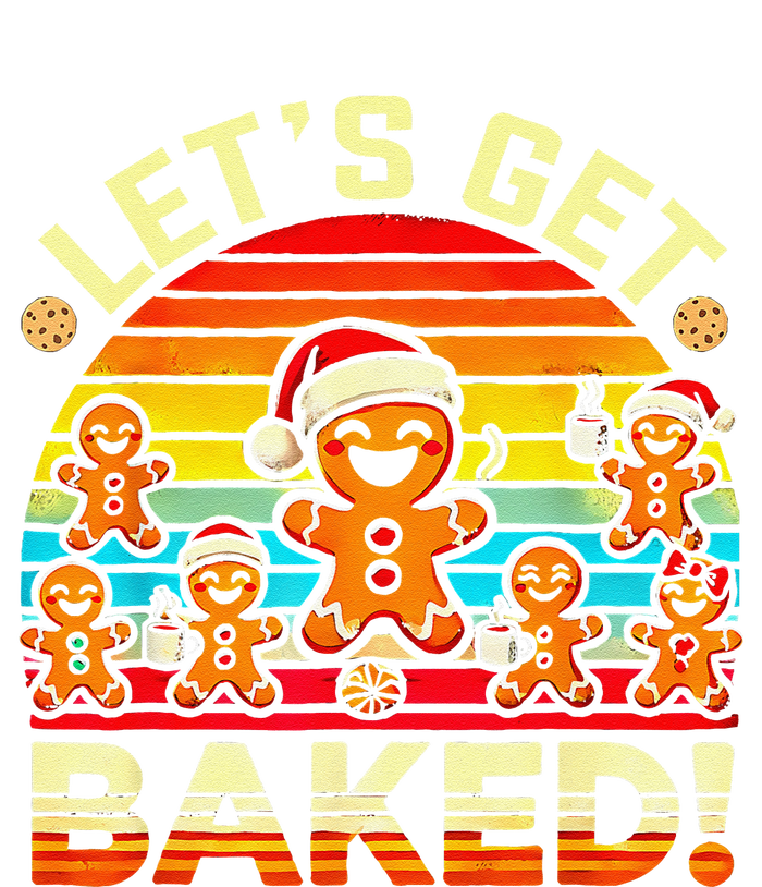 LetS Get Baked Gingerbread Man Christmas Backing Cookie Women's Strappy Tank