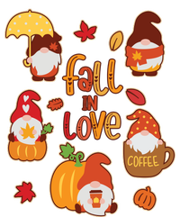 Cute Fall In Love Autumn Gnomes Hoodie