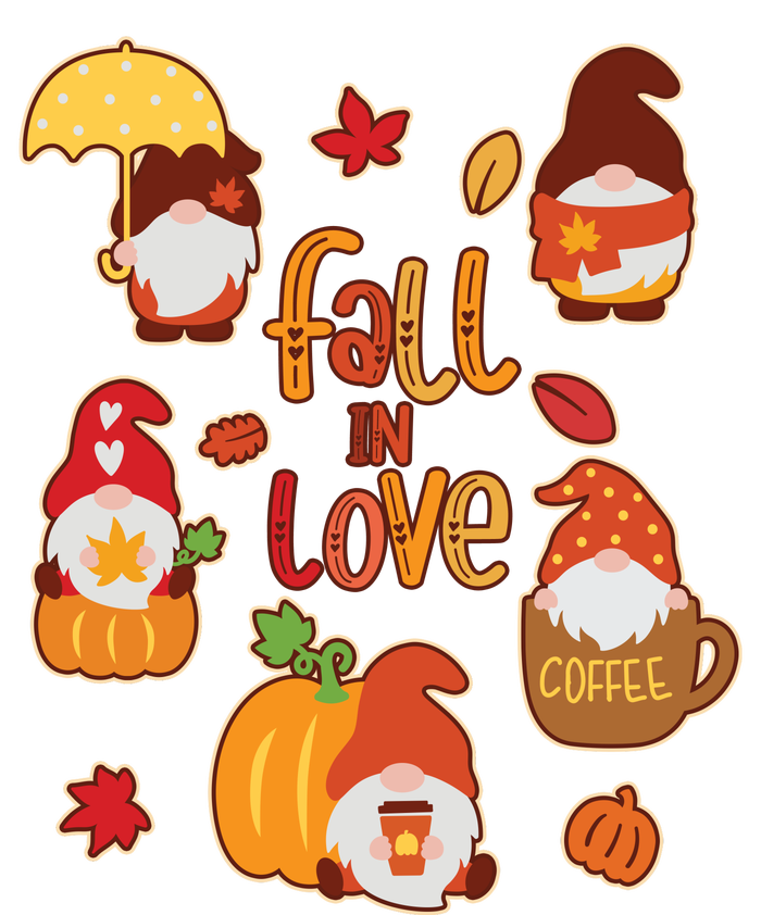 Cute Fall In Love Autumn Gnomes Hoodie