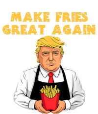 Trump Make Fries Great Again 2024 Funny Meme Trump Gift Hooded Wearable Blanket