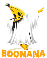 Boonana Cute Ghost Dabbing Funny Banana Halloween Cool Gift Stripe Pom Pom Beanie